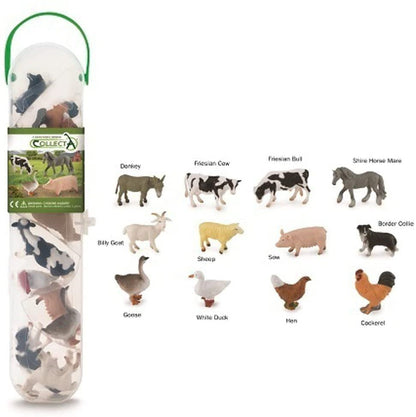 Collecta Box Of 12 Mini Farm Animals - ABC School Supplies