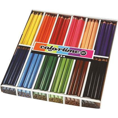 Colortime Colour Pencils - 144 Pack - ABC School Supplies