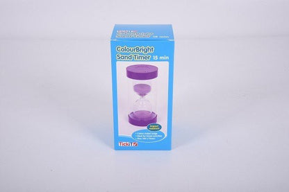 Colourbright Sand Timer - 15 Min. Purple - ABC School Supplies