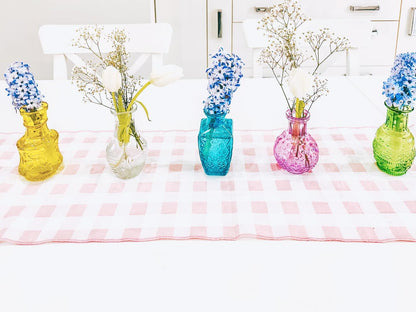 Coloured Detailed Glass Bottles Pack of 5 - ABC School Supplies
