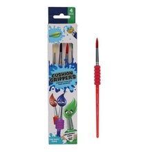Comfort Foam Grip Paint Brushes Pack of 4 - ABC School Supplies