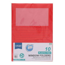 Concept 10 A4 Plastic Free Window Folders - ABC School Supplies