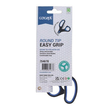 Concept 17.5cm Round Tip Easy Grip Scissors - ABC School Supplies