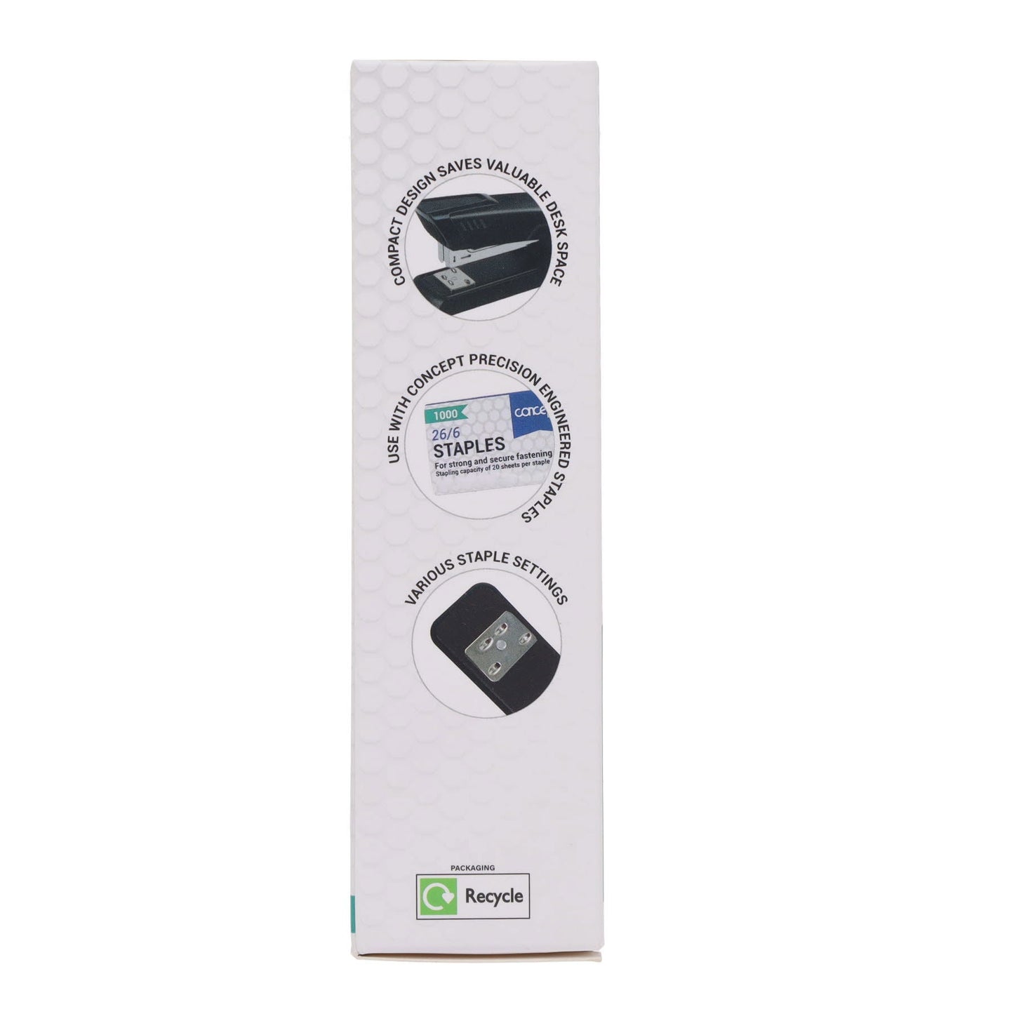 Concept 26/6 Half Strip Compact Stapler - ABC School Supplies