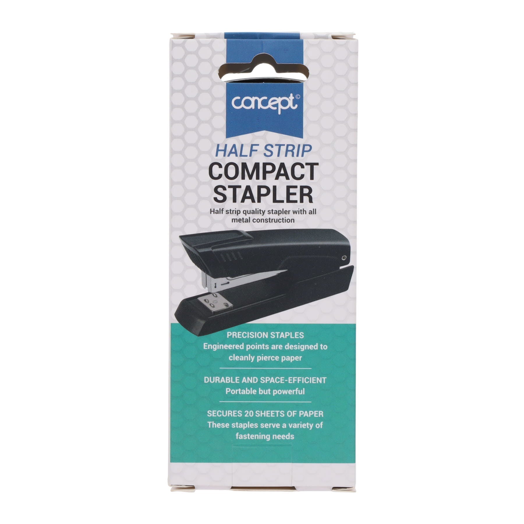 Concept 26/6 Half Strip Compact Stapler - ABC School Supplies