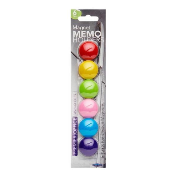 Concept 6 Magnetic Memo Holder Asstd - ABC School Supplies