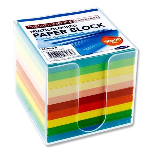 Concept 90X90mm Paper Block In Pvc Box - ABC School Supplies