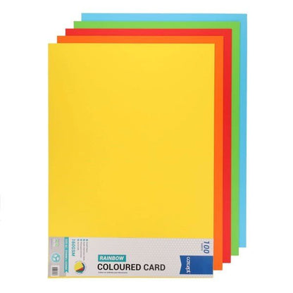 Concept A2 160gsm Card - Rainbow - ABC School Supplies
