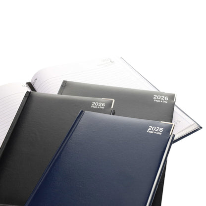 Concept A4 2026 Page A Day Desk Diary - Navy - ABC School Supplies