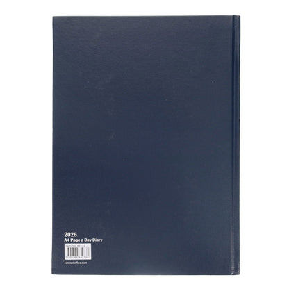 Concept A4 2026 Page A Day Desk Diary - Navy - ABC School Supplies