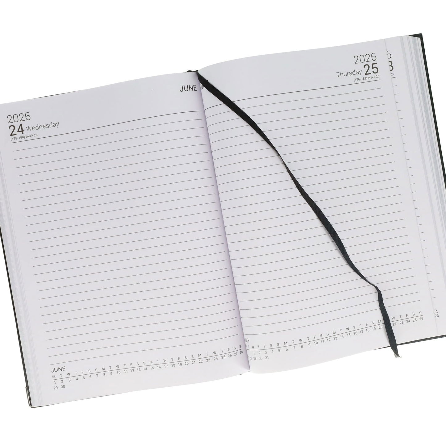 Concept A4 2026 Page A Day Desk Diary - Navy - ABC School Supplies