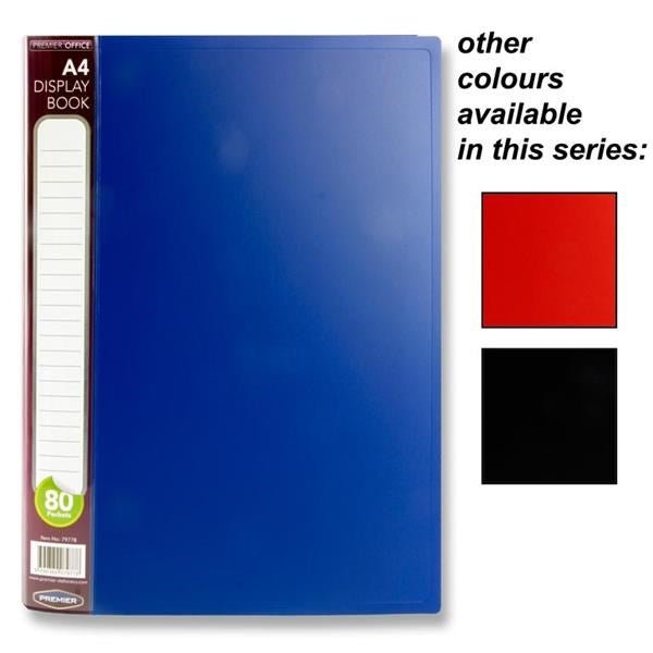 Concept A4 80 Pocket Display Book - ABC School Supplies
