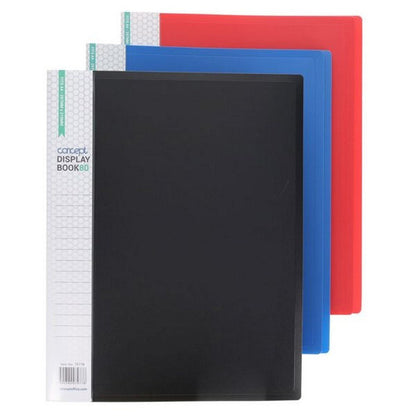Concept A4 80 Pocket Display Book - ABC School Supplies