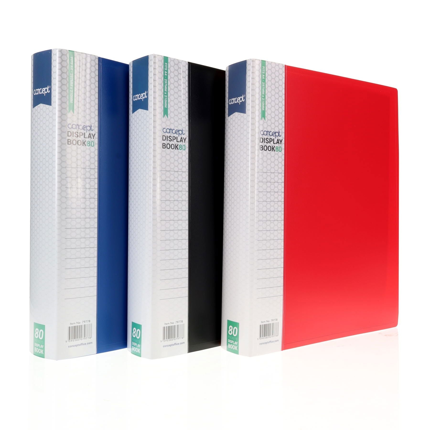 Concept A4 80 Pocket Display Book - ABC School Supplies
