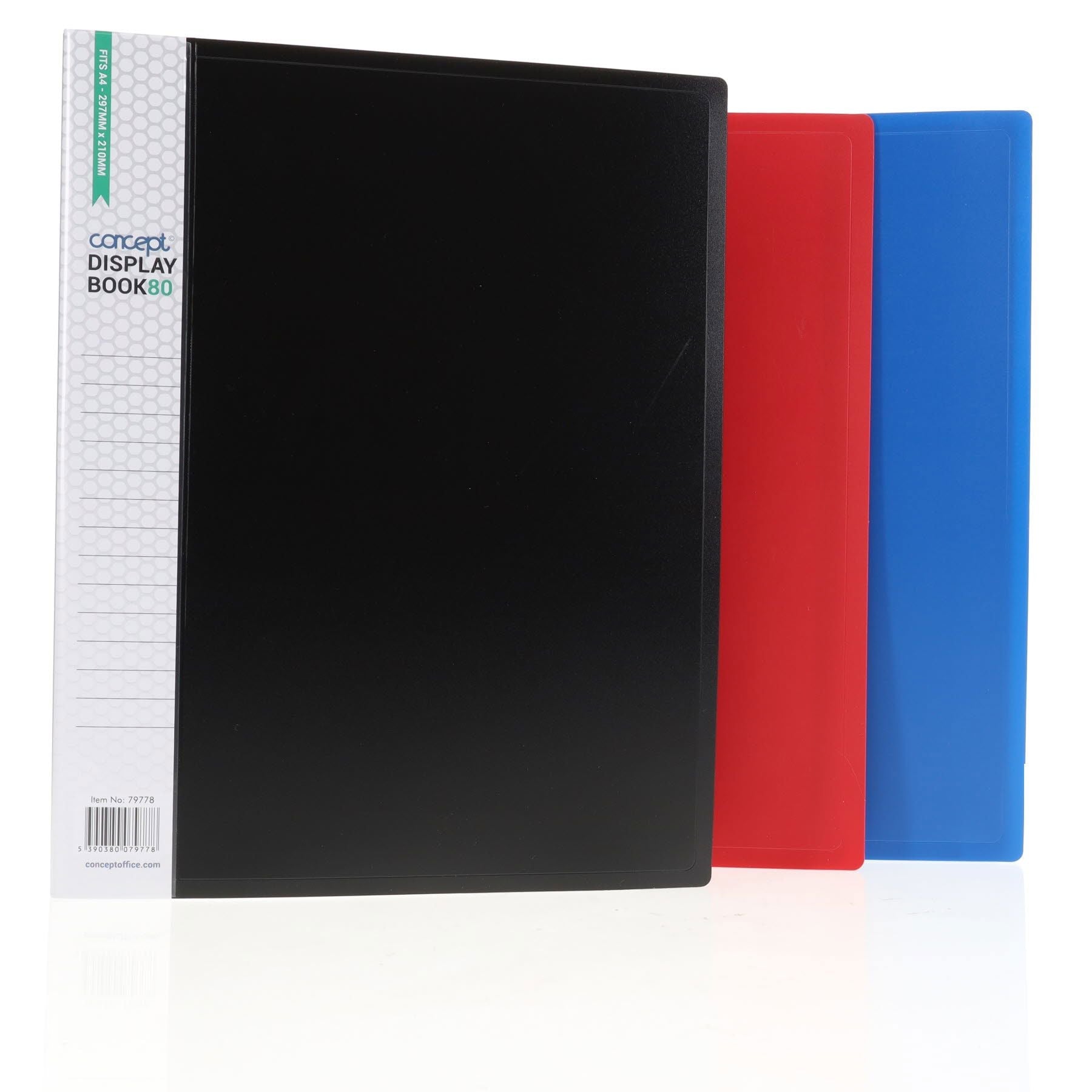 Concept A4 80 Pocket Display Book - ABC School Supplies