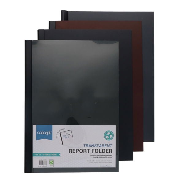Concept A4 Clear View Presentation Report Binder - ABC School Supplies