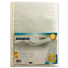 Concept A4 Extra Strong Polypockets Pack Of 40 - ABC School Supplies