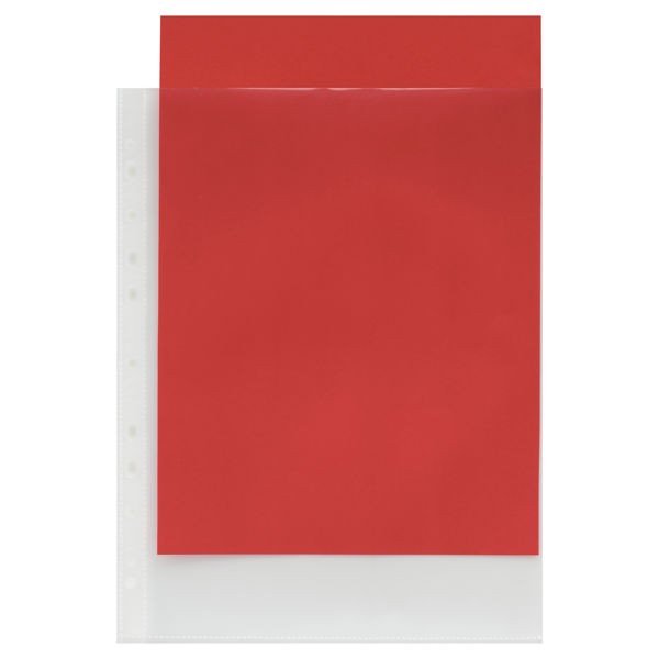 Concept A4 Extra Strong Punched Plastic Pockets Pack Of 25 - ABC School Supplies