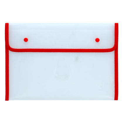 Concept A4 Heavy Duty Button Document Wallet - ABC School Supplies