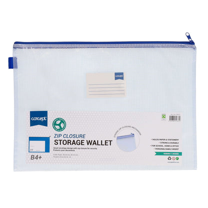 Concept B4+ Mesh Storage Wallet - ABC School Supplies