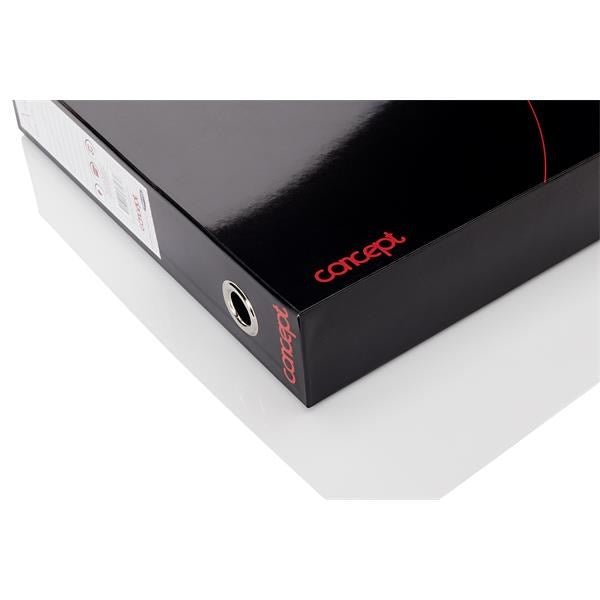 Concept Box File - Black & Red - ABC School Supplies