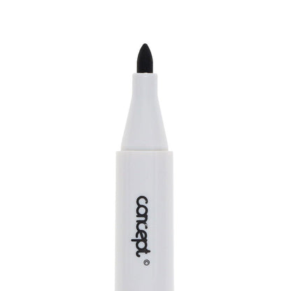 Concept Bullet Tip Whiteboard Marker Pack of 12 Black - ABC School Supplies