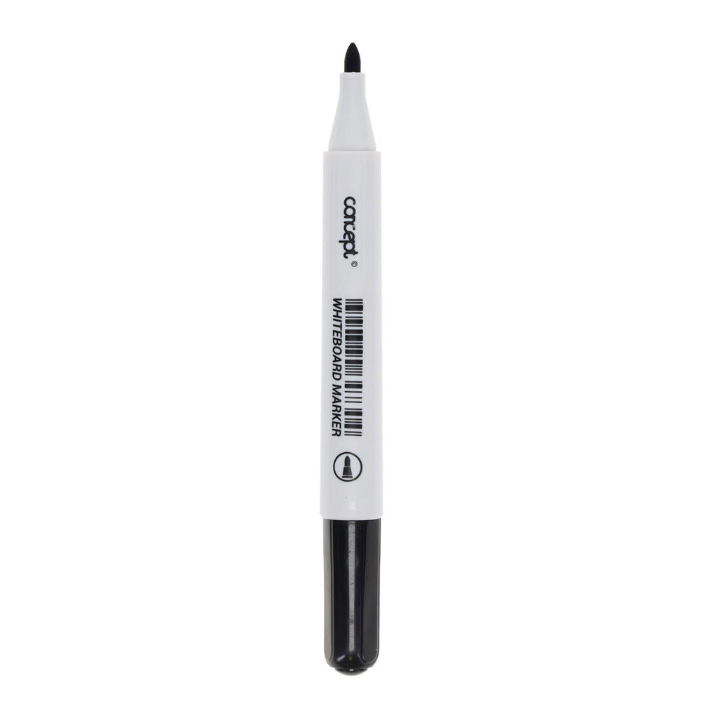 Concept Bullet Tip Whiteboard Marker Pack of 12 Black - ABC School Supplies