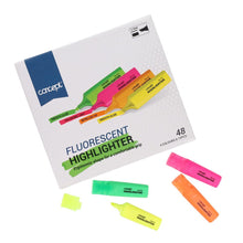 Concept Chisel Tip Highlighters Assorted Pastel Colours - Pack of 48 - ABC School Supplies