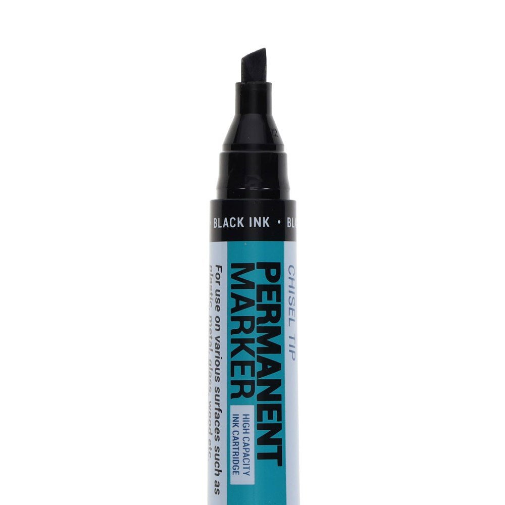Concept Chisel Tip Permanent Marker Pack of 12 – Black - ABC School Supplies