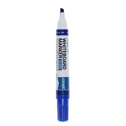 Concept Chisel Tip Whiteboard Marker Pack of 12 – Blue - ABC School Supplies