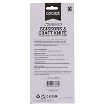 Concept Combined Scissors & Craft Knife - ABC School Supplies