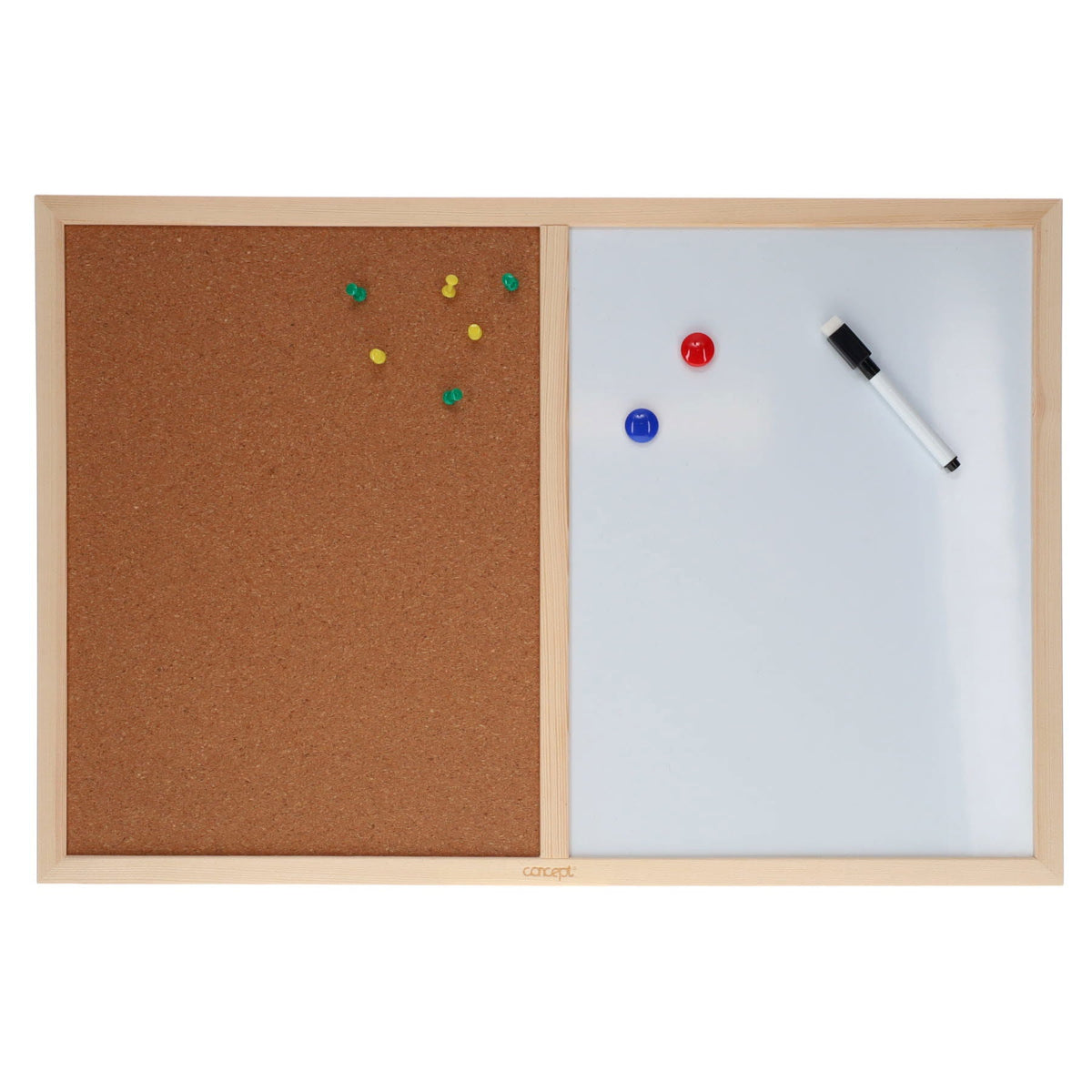 Concept Combo Notice Board 60x40cm - ABC School Supplies