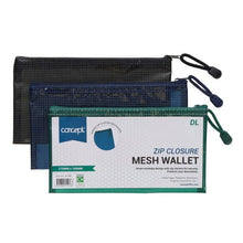 **Concept Dl Size Mesh Wallet - ABC School Supplies