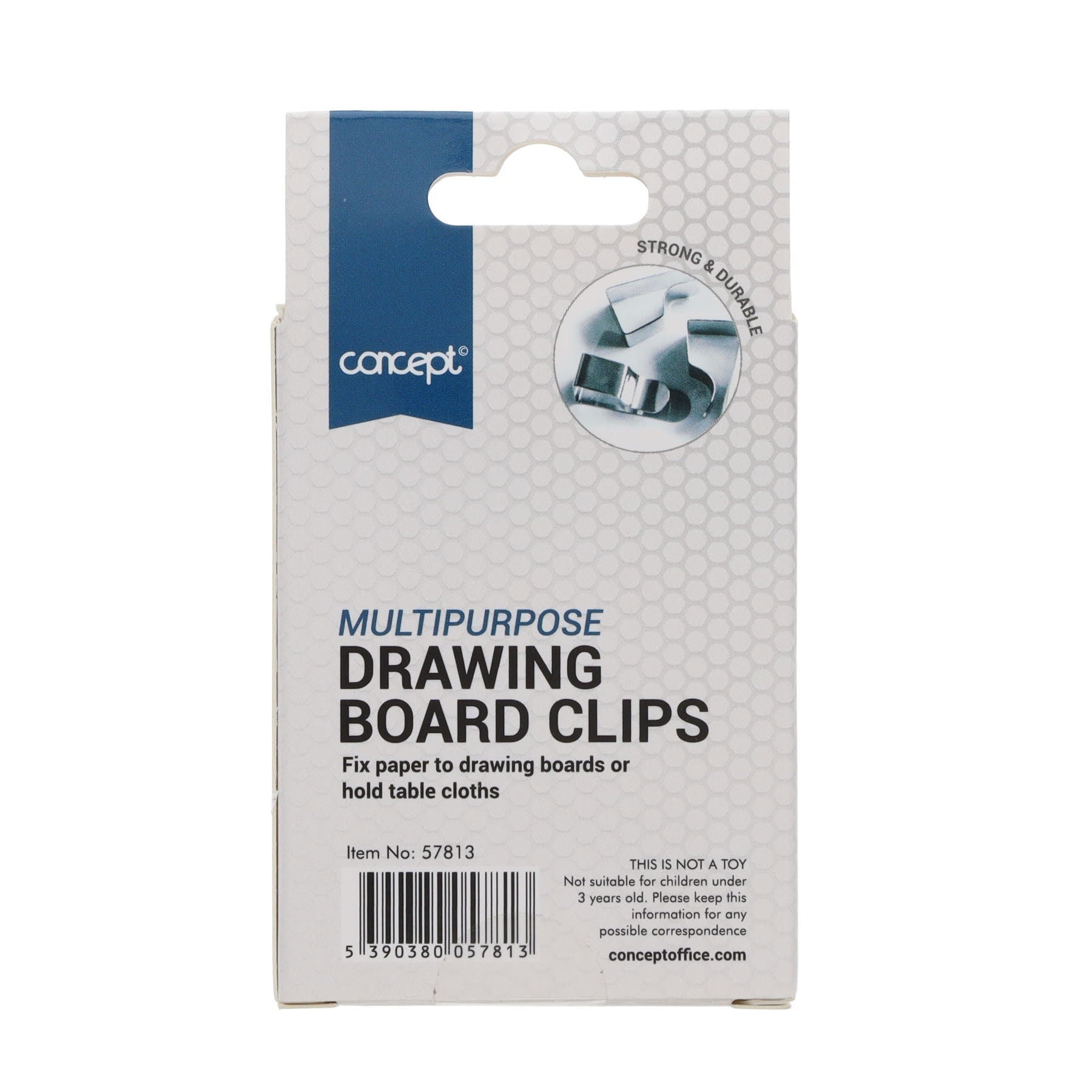 Concept Drawing Board Clips Pack Of 4 - ABC School Supplies