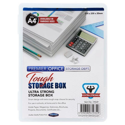 Concept Extra Tough Storage Box A4+ 310X230X20mm - ABC School Supplies