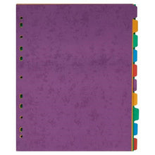 Concept Extra Wide 230Gsm Subject Dividers - 10 Part - ABC School Supplies