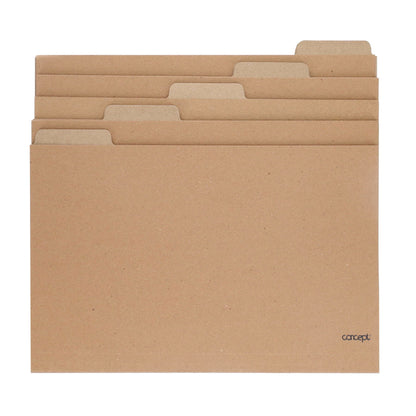Concept Foolscap Kraft Folder Box of 50 - ABC School Supplies