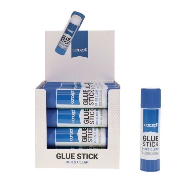 Concept Glue Stick Medium 20g Pack of 24 - ABC School Supplies