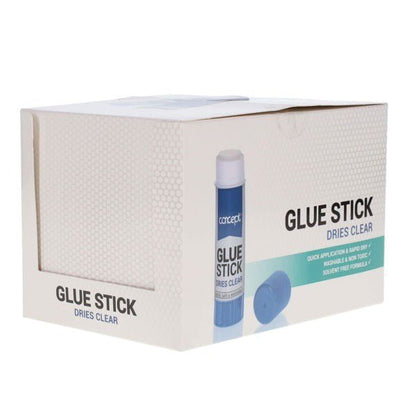 Concept Glue Stick Medium 20g Pack of 24 - ABC School Supplies