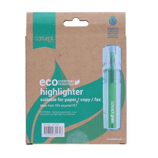 Concept Green Pkt.4 Highlighter 1mm - 4mm - ABC School Supplies