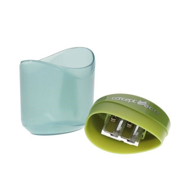 Concept Green Twin Hole Sharpener - ABC School Supplies