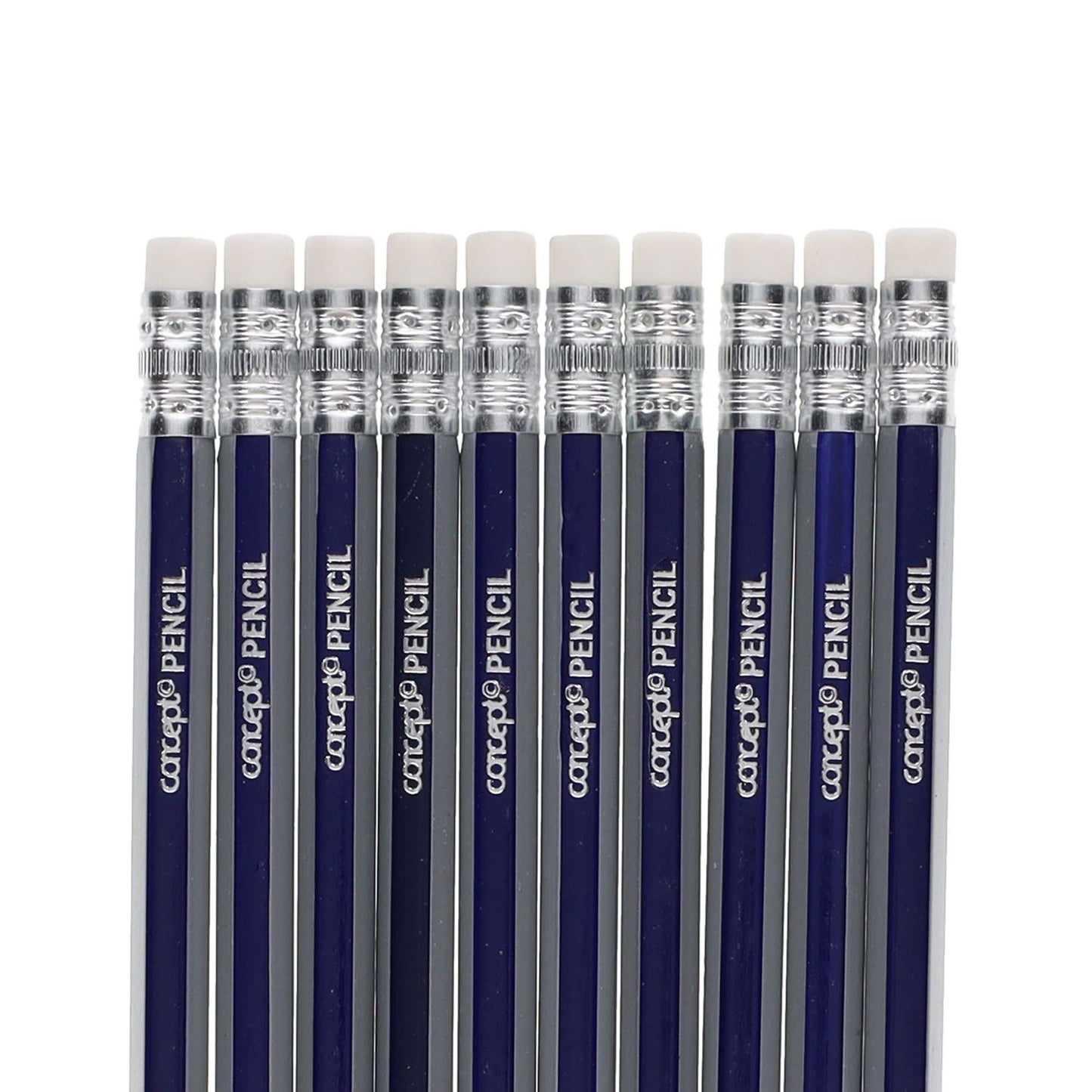 Concept Hb Rubber Tipped Pencils Pack Of 10 - ABC School Supplies