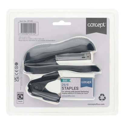 Concept Heavy Duty Stapler And Remover Incl Free Box 500 Staples - ABC School Supplies