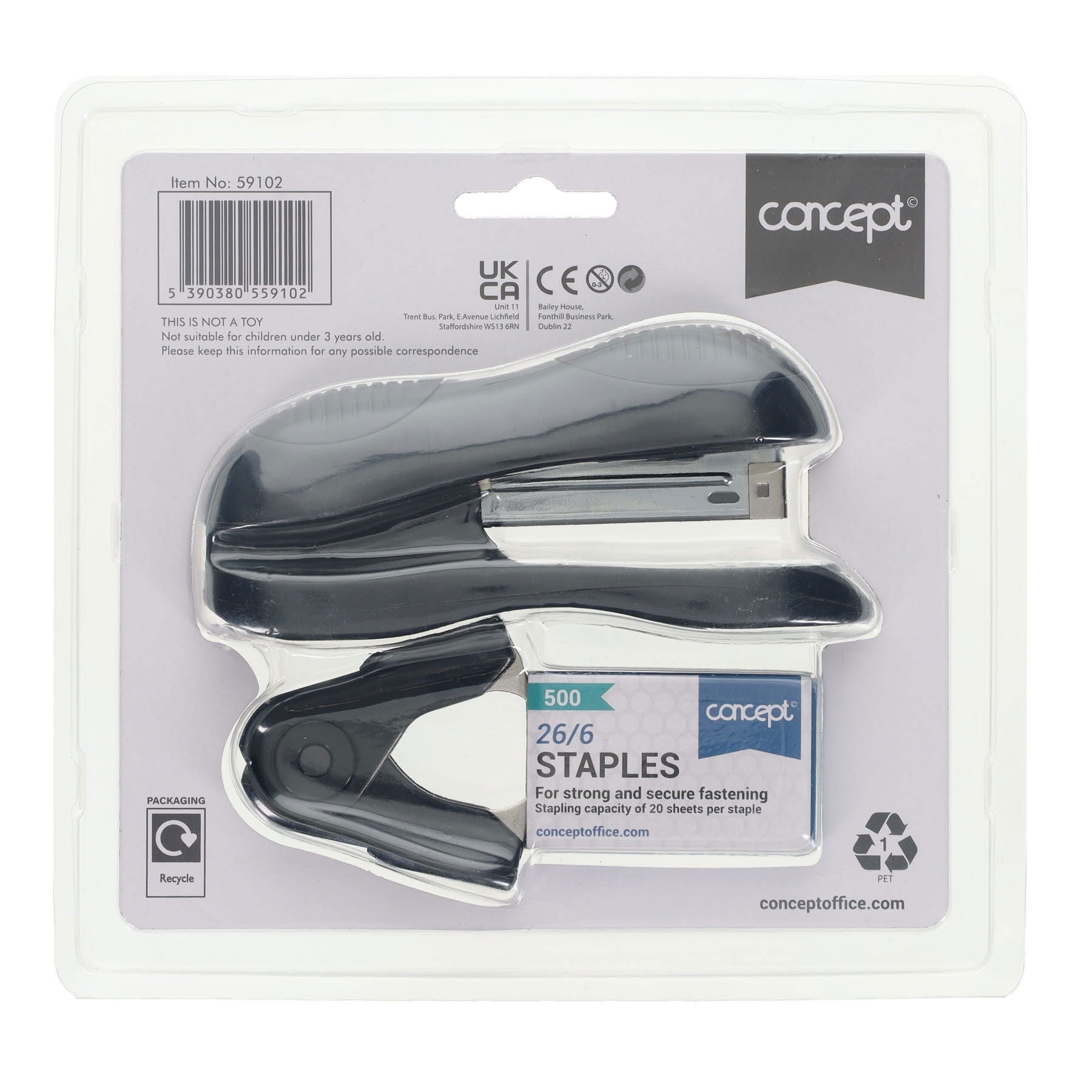 Concept Heavy Duty Stapler And Remover Incl Free Box 500 Staples - ABC School Supplies