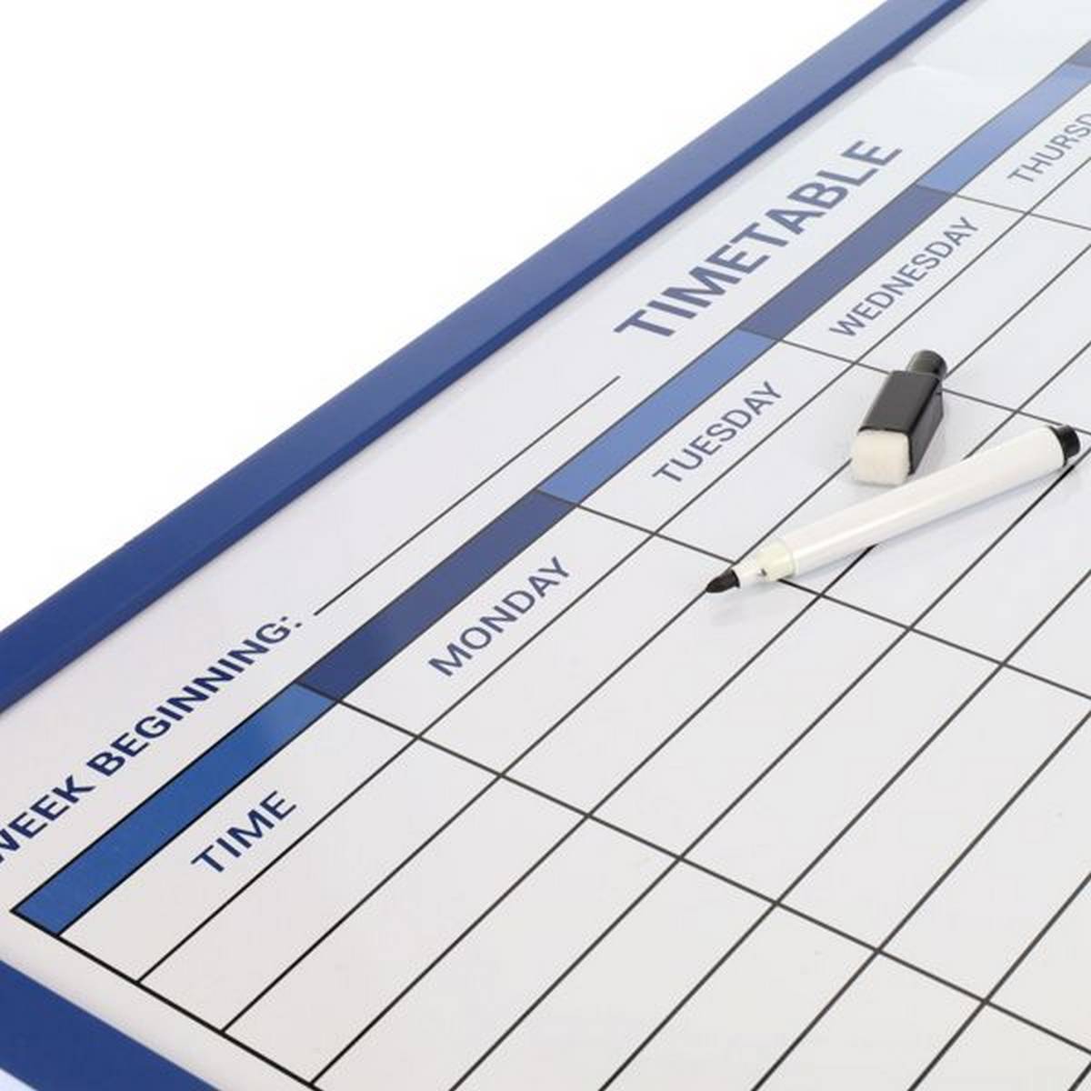 Concept Magnetic Dry Wipe Weekly Planner Whiteboard - 45X60cm - ABC School Supplies