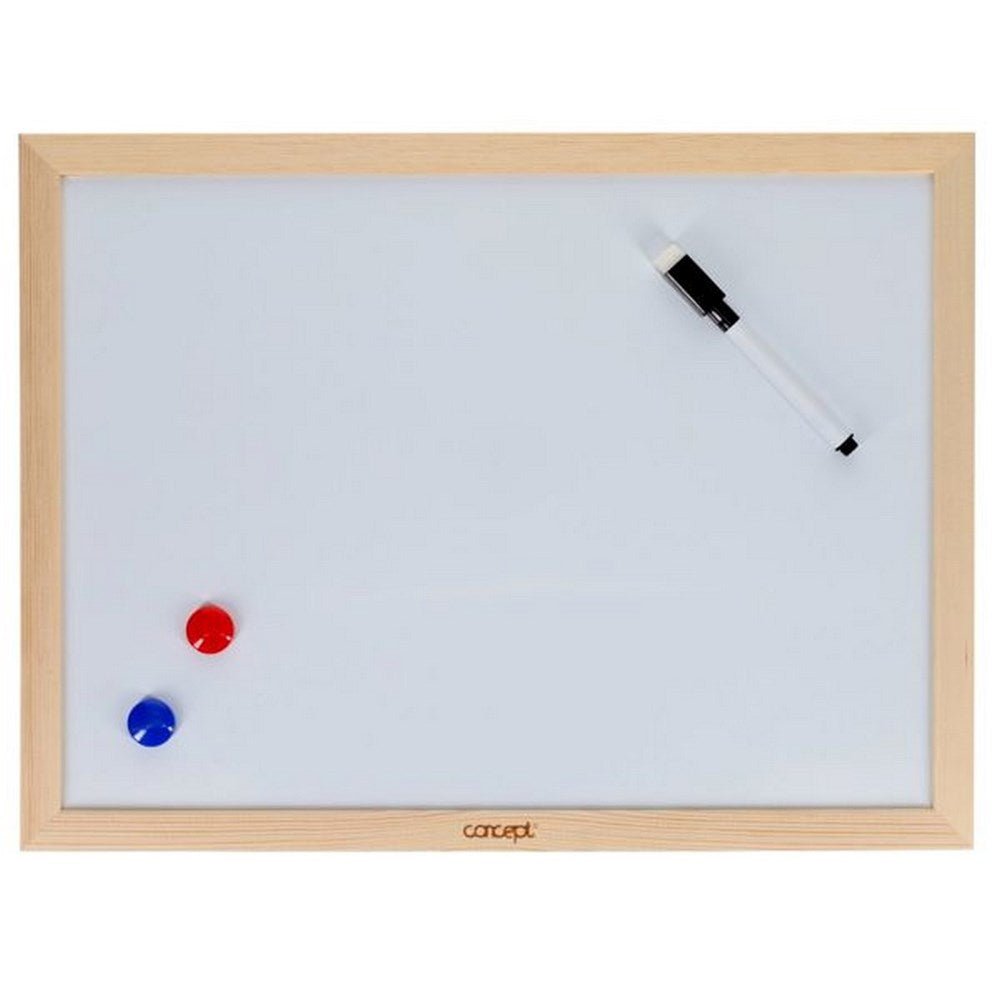 Concept Magnetic Whiteboard 40X30cm - ABC School Supplies