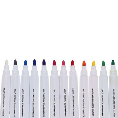 Concept Multi-Medium Whiteboard Markers Pack of 12 - ABC School Supplies