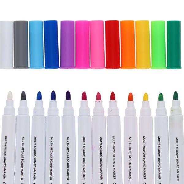 Concept Multi-Medium Whiteboard Markers Pack of 12 - ABC School Supplies