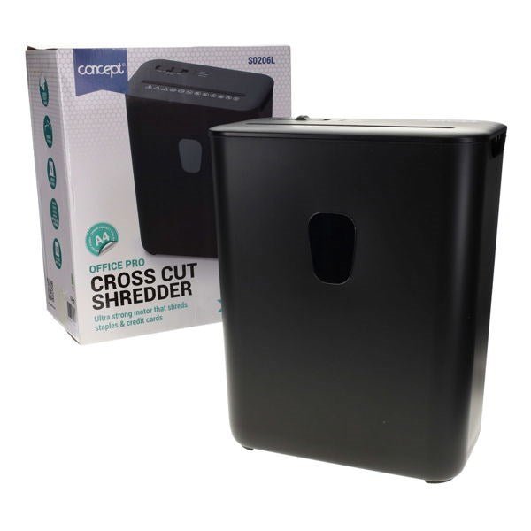 Concept Office Pro Cross Cut Shredder - S0206l - ABC School Supplies