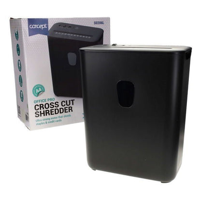 Concept Office Pro Cross Cut Shredder - S0206l - ABC School Supplies